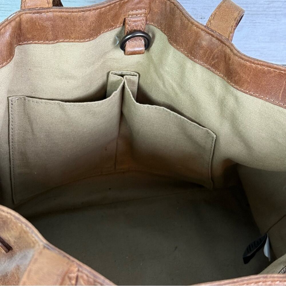 Brown Leather Tote Bag - Picture 7 of 8